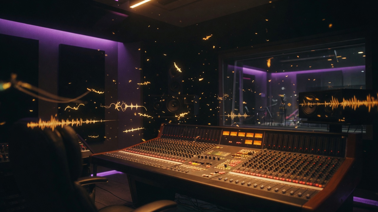 Cinematic studio visual